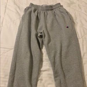 Gray champion joggers